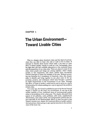 August 1973 The Third Annual Report Of The Council On Environmental Quality