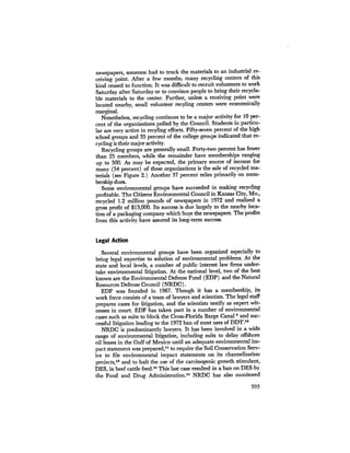 August 1973 The Third Annual Report Of The Council On Environmental Quality