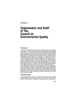 August 1973 The Third Annual Report Of The Council On Environmental Quality