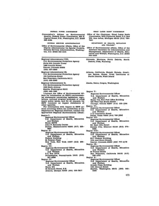 August 1973 The Third Annual Report Of The Council On Environmental Quality