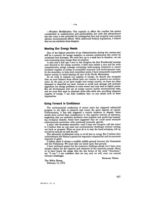 August 1973 The Third Annual Report Of The Council On Environmental Quality