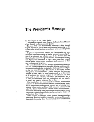 August 1973 The Third Annual Report Of The Council On Environmental Quality