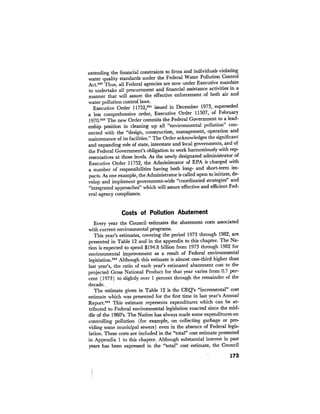 August 1974 The Fifth Annual Report Of The Council On Environmental Quality