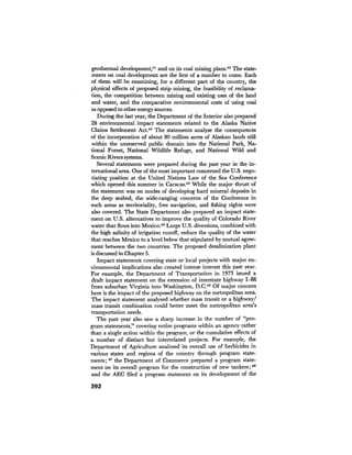 August 1974 The Fifth Annual Report Of The Council On Environmental Quality