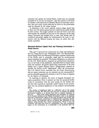 August 1974 The Fifth Annual Report Of The Council On Environmental Quality