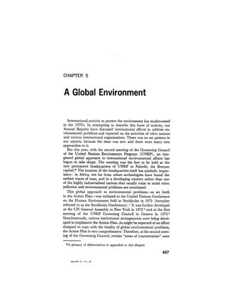 August 1974 The Fifth Annual Report Of The Council On Environmental Quality