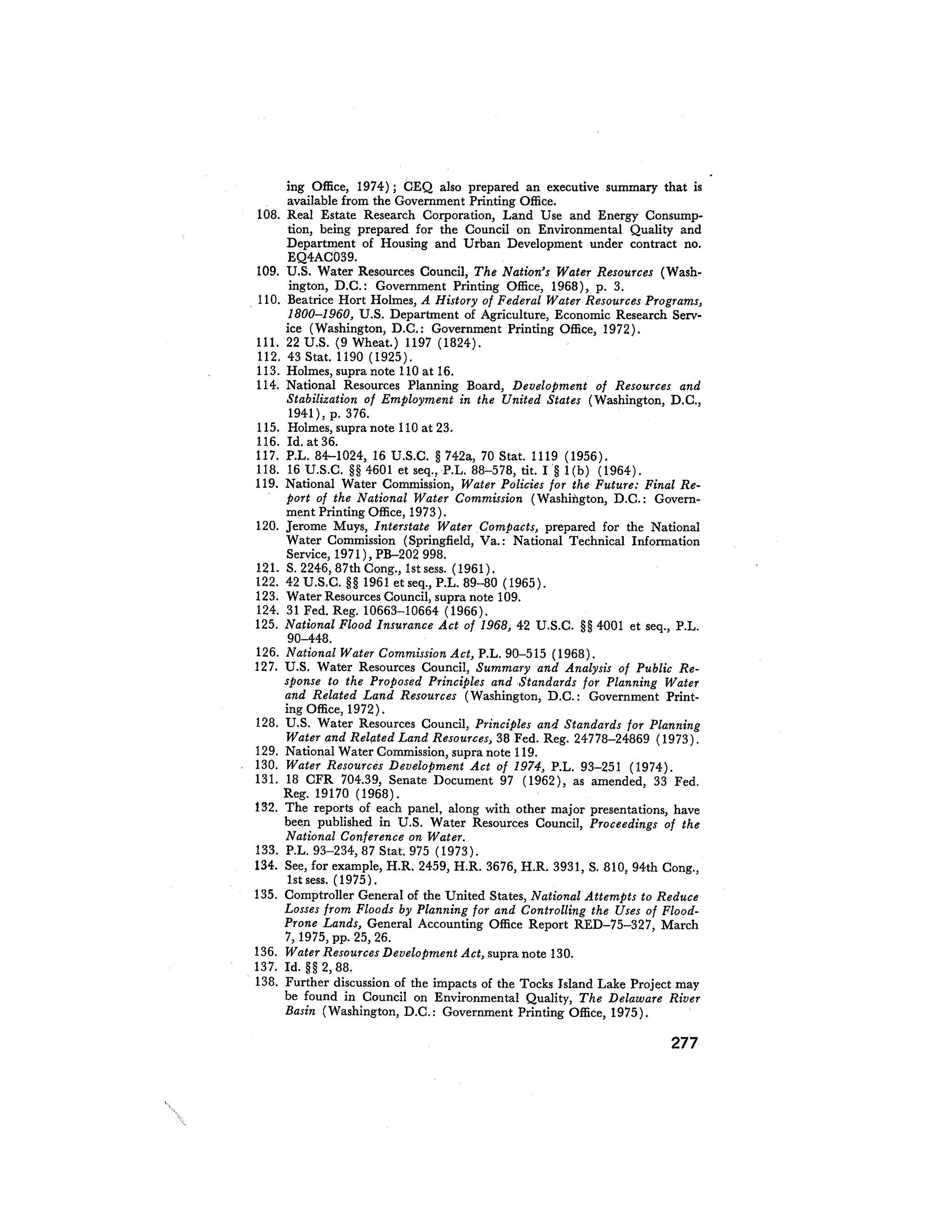 August 1975 The Sixth Anual Report Of The Council On Environmental Quality