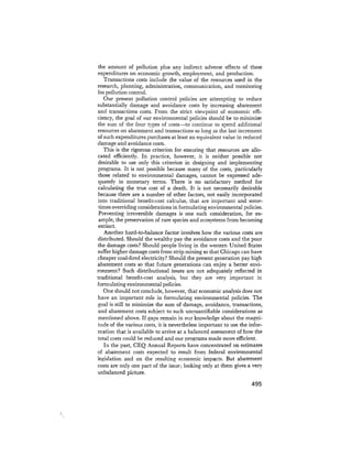 August 1975 The Sixth Anual Report Of The Council On Environmental Quality