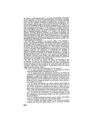 August 1975 The Sixth Anual Report Of The Council On Environmental Quality