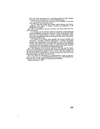 August 1975 The Sixth Anual Report Of The Council On Environmental Quality