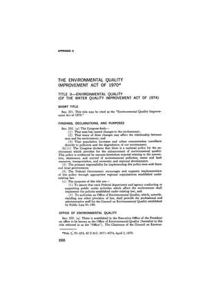August 1975 The Sixth Anual Report Of The Council On Environmental Quality