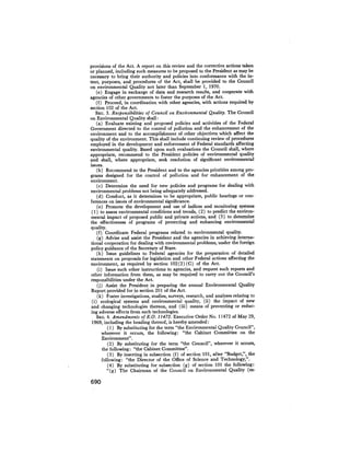 August 1975 The Sixth Anual Report Of The Council On Environmental Quality