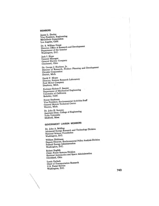 August 1975 The Sixth Anual Report Of The Council On Environmental Quality