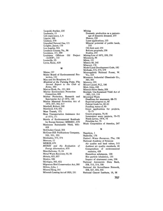 August 1975 The Sixth Anual Report Of The Council On Environmental Quality