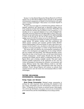 August 1976 The Seventh Annual Report Of The Council On Environmental Quality