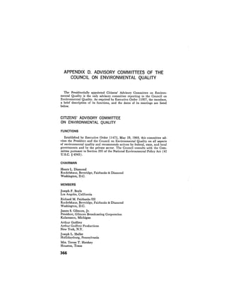 August 1976 The Seventh Annual Report Of The Council On Environmental Quality
