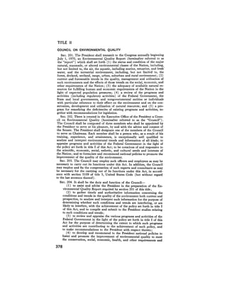 August 1977 The Eighth Annual Report Of The Council On Environmental Quality