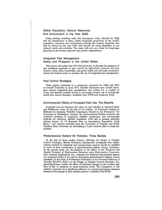 August 1977 The Eighth Annual Report Of The Council On Environmental Quality