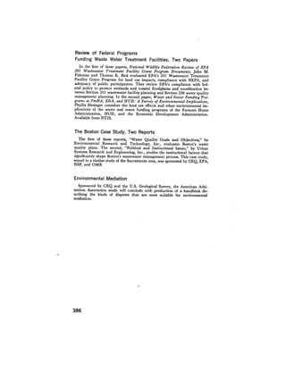 August 1977 The Eighth Annual Report Of The Council On Environmental Quality