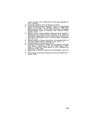 August 1978 The Ninth Annual Report Of The Council On Environmental Quality