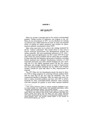 August 1978 The Ninth Annual Report Of The Council On Environmental Quality