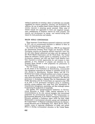 August 1978 The Ninth Annual Report Of The Council On Environmental Quality