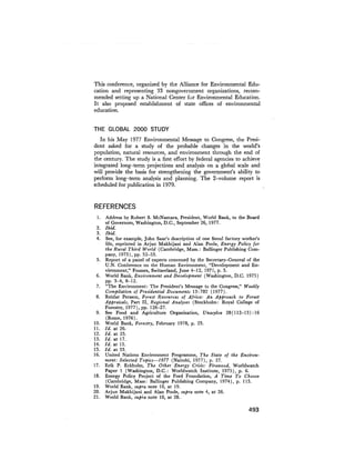 August 1978 The Ninth Annual Report Of The Council On Environmental Quality