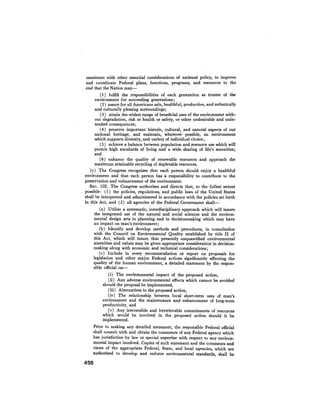 August 1978 The Ninth Annual Report Of The Council On Environmental Quality