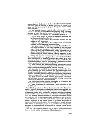 August 1978 The Ninth Annual Report Of The Council On Environmental Quality