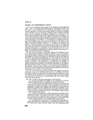 August 1978 The Ninth Annual Report Of The Council On Environmental Quality