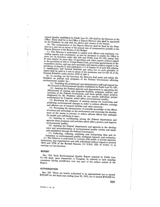 August 1978 The Ninth Annual Report Of The Council On Environmental Quality