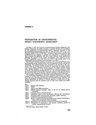 August 1978 The Ninth Annual Report Of The Council On Environmental Quality