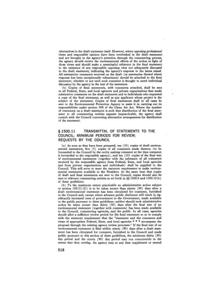 August 1978 The Ninth Annual Report Of The Council On Environmental Quality