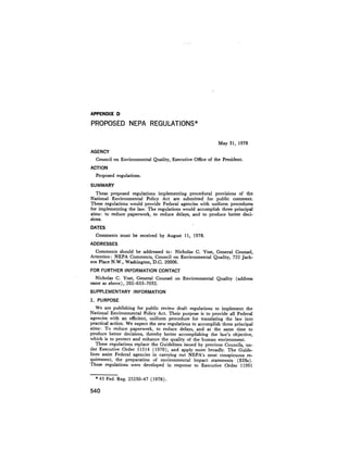 August 1978 The Ninth Annual Report Of The Council On Environmental Quality