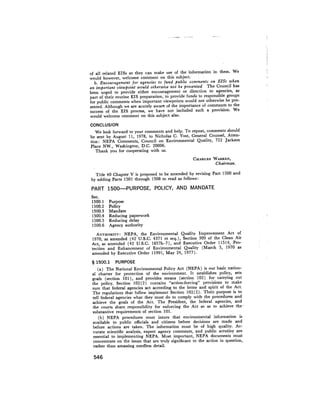 August 1978 The Ninth Annual Report Of The Council On Environmental Quality