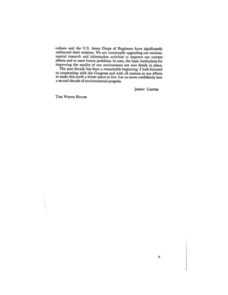 August 1979 The Tenth Annual Report Of The Council On Environmental Quality