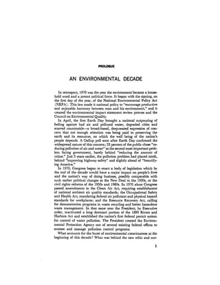 August 1979 The Tenth Annual Report Of The Council On Environmental Quality