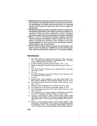 August 1979 The Tenth Annual Report Of The Council On Environmental Quality