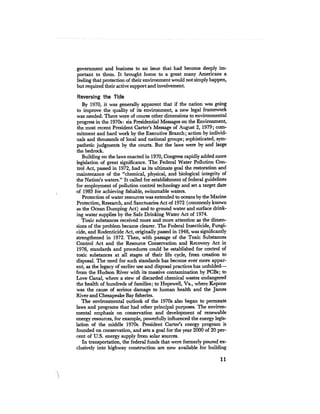 August 1979 The Tenth Annual Report Of The Council On Environmental Quality