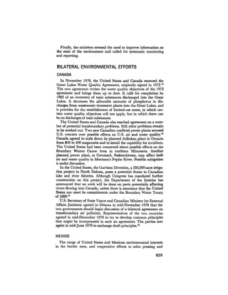 August 1979 The Tenth Annual Report Of The Council On Environmental Quality