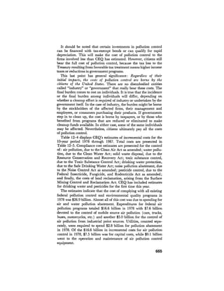 August 1979 The Tenth Annual Report Of The Council On Environmental Quality