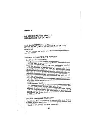 August 1980 The Eleventh Annual Report Of The Council On Env