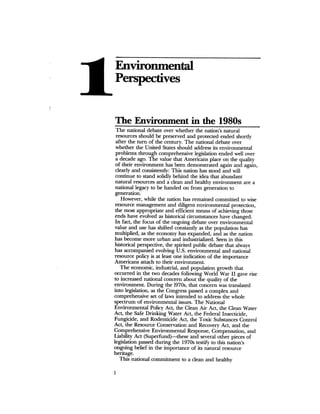 August 1982 The Thirteenth Annual Report Of The Council On Environmental Quality