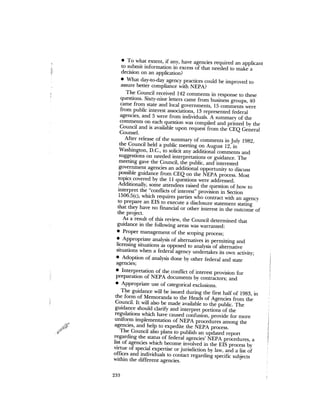 August 1982 The Thirteenth Annual Report Of The Council On Environmental Quality