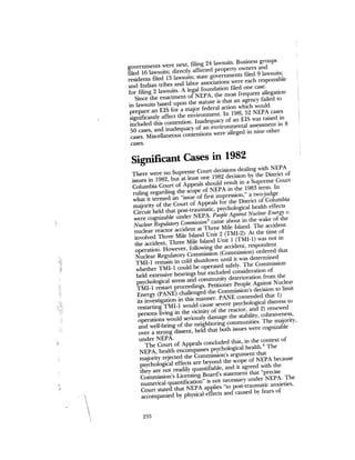 August 1982 The Thirteenth Annual Report Of The Council On Environmental Quality