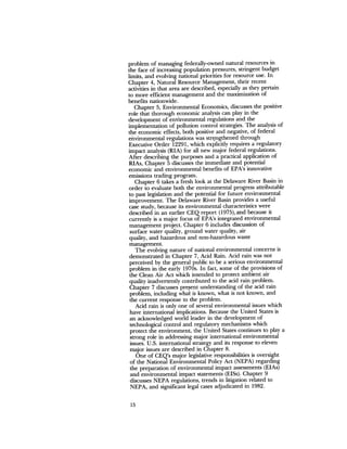 August 1982 The Thirteenth Annual Report Of The Council On Environmental Quality