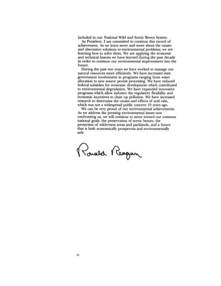 August 1982 The Thirteenth Annual Report Of The Council On Environmental Quality