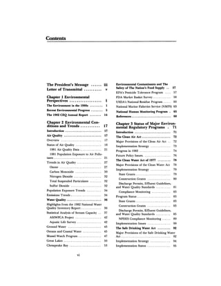 August 1982 The Thirteenth Annual Report Of The Council On Environmental Quality