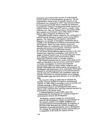 August 1983 The Fourteenth Anual Report Of The Council On Environmental Quality