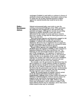 August 1983 The Fourteenth Anual Report Of The Council On Environmental Quality